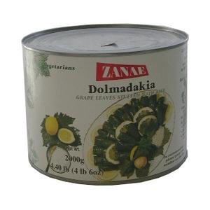 Grape Leaves stuffed with Rice (zanae) 4.4 lb by parthenonfoods.com