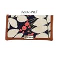 Icon77 Windy Hollows Zip Pocket Wallet - Fabric And Leather Wallet With Flower Design'