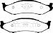 EBC Brakes DP41255R Yellowstuff Ultra High Friction Disc Pad