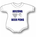 Arizona Beer Pong 3 Baby Ultrasoft Onesie