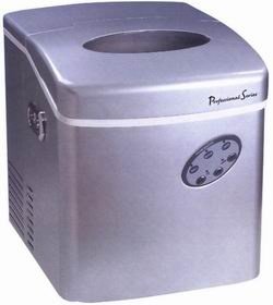 Continental PS78111+ Portable Ice Maker in Platinum
