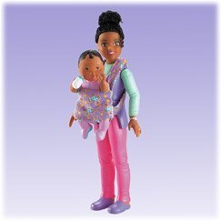 Loving Family African American Mom and Baby