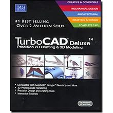 Click here to buy Turbocad Deluxe V14 Precision 2D Drafting 3D Modeling by IMSI.