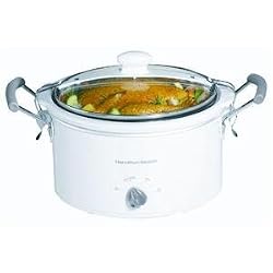 Hamilton-Proctor 33144 4 Quart Stay And Go Slow Cooker