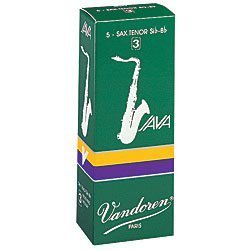 Vandoren Java Tenor Saxophone Reeds #2.5, Box of 5