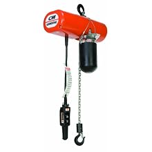 CM Lodestar F 2752UC Electric Chain Hoist, Single Phase, Hook Mount