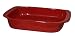 Chantal Ceramic 5 Quart Rectangular Baker, Glossy Cinnabar