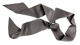 L. Erickson USA Elastic Loop Headband - 100% Silk Charmeuse Charcoal