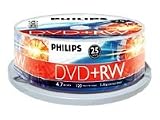 Philips - 25 x DVD+RW - 4.7 GB 4x - spindle - storage media