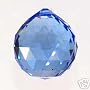 30mm Vintage Crystal Blue Feng Shui Ball
