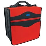 520 DISC CD WALLET EMM - ZIPPER RED