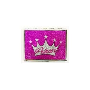 Outer Rebel Fashion Flasks and Smoking Accessories- Pink Glitter Princess Stainless Steel Cigarette...