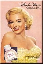 Marilyn Monroe New-U Liquid Makeup Refrigerator Magnet