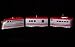 1992 Silver Star Set of 3 Train Ornaments Hallmark Keepsake Ornament