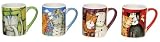 Cool Cats Eight Piece Assorted Mugs