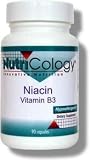 Allergy Research (Nutricology) - Niacin (Vitamin B3), 250 mg, 90 capsules