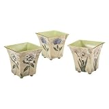 Flower Print Pot Set