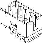 Headers & Wire Housings 2.00MM MGRID HDR 12P RA SHRD AU (10 pieces)