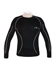 GONSO Bike & Active Herren-Seamless-U-Shirt Daniele, black
