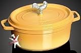 Staub 5-1/2-Quart Coq Au Vin Cocotte, Sunflower