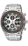 Seiko Chronograph Alarm Black Dial Men's Watch #SNAD55