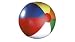 Wasserball - Strandball - Durchmesser ca. 25 cm - Regenbogenfarben
Material: PVC