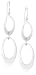 Sterling Silver Oval Link Dangle Earrings
