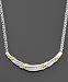 14k Gold & Sterling Silver Diamond Necklace (1/5 ct. t.w.)