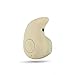 Doinshop New Ultra-small Earbud S530 4.0 Stereo Bluetooth Headset Earphone Mini (khaki)