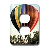 Hot Air Balloons - Hot Air Balloon - Light Switch Covers - 2 plug outlet cover