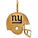 21.25 X 21.00 14K Yellow Gold New York Giants Helmet Pendant W/Enamel