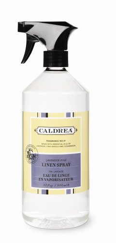 Caldrea Linen Spray, Lavender Pine, 32-Ounce Bottles Pack of 6