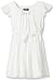 Amy Byer Girls' Short Sleeve Dress with Necklace
