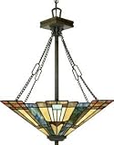Quoizel Tiffany-Style Inglenook Pendant Chandelier