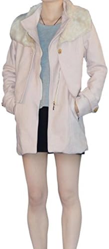 GreatEnvy Women's Thickened Fleece Faux Fur Outwear Coat Winter Overcoat Jacket
