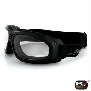 Bobster Action Eyewear Touring 2 Goggle, Black Frame, Clear Anti-Fog Lens