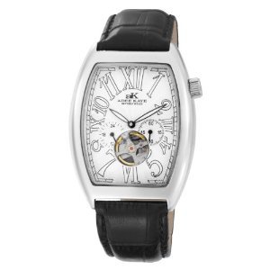 Adee Kaye #AK6229-M7 Men's Partial Skeleton Open Heart Tourblilon Display Watch