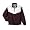 Maroon/white