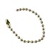 Brady 23306 4-1/2" Size Number 6 Brass Beaded Chain (Pack Of 100)