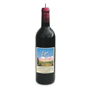 Wine Bottle Candle - 11 1 4 Tall by 