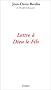 Lettre � Dieu le Fils