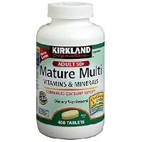 Kirkland Signature Mature Multi Vitamins and Minerals with Lycopene and Lutein 400 Tablets