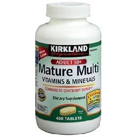 Kirkland Signature Mature Multi Vitamins & Minerals with Lycopene and Lutein 400 Tablets
