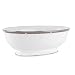 Lenox Pearlescence Platinum Bone China Open Vegetable Bowl