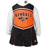 Reebok Cincinnati Bengals Black Juvenile 2-Piece Cheerleader Dress