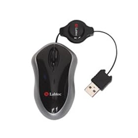 Labtec Notebook Optical Mouse Pro-USB Only Retractable Cord