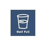 LIFE IS GOOD HALF FULL TEE - MENS