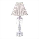 CRYSTAL ACCENTED COLUMN LAMP