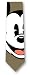 Cravate mickey face big grey