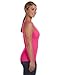Anvil 882L Ladies Ringspun Tank - Hot Pink - 'XL